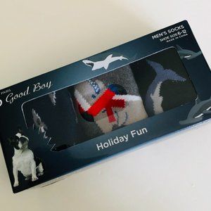 GOOD BOY 3 Pack Men's Fun Socks NIB